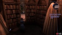 use a bookshelf to reveal a secret passage,