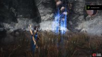 Interact with the Altar behind the building and then head back to the Fast Travel.