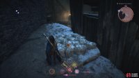 A little north of the beacon, raise the stone block to reach the top of the shack.