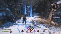To your right, you’ll find a shack, and to the right of that, is the Altar.