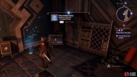 The Memento will be next to the chest.