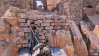 Pull out the block with Harding’s power, shoot the explosive barrel and head into the ruins.