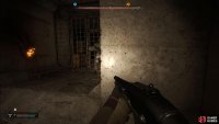 As you head down the hallway, keep an eye on the cubby to your right as a zombie hides there.