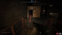 Follow the walkway at the west side of the room to enter the room.