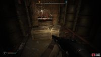 In the caged side area, you’ll find a backpack of supplies.
