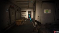 Enter the bunker and go through the first door you see.