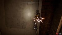 You can break the lock on the door to the sewers by striking it with melee.