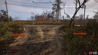At the intersection, you’ll find a pylon opposite.