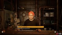 Speak to the merchant, Sonya, and ask her if there is any work.