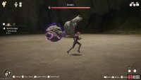 Run around the arena to avoid the rocks