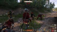 Attack the soldiers from behind to make short work of them.