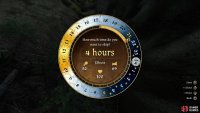 then set the time to around 9-10 to make it dark.