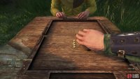 Beat Tankard and at a game of dice and give the ring to Oats to acquire a sausage for Mutt. 