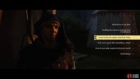 Have Katherine distract the guard so you can speak to Musa and learn his suspicions.