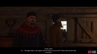Talk to the scribe to translate the text to learn about an “iron nail” that brought order to the region.