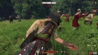 Once the fight starts, let the two sides get mixed in, then flank a foe and start punching until he falls. Rest and repeat.