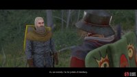 Speaking to Sir Jezhek in the Lost Honour quest