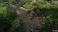 Unlike what the Vidlak Bandit’s Map indicated, the tree is no longer standing, but it’s still a prominent enough landmark to be identifiable.
