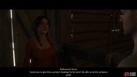 After putting Hannes in his place, talk to Bathmaid Anna, who watched the fight in hope she could appeal to the victor.