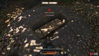 dig up various holes to find the guns