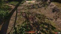 You will find blood by going up the northwestern path at the crossroads.