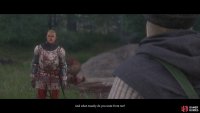 At the end of the trail, you’ll find a guard who will take you to their commander, Erik.