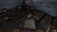 and find June’s Key on the ground near a skeleton.