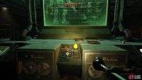 Enter the Control Room above the Canteen on the opposite side of Robotics and press this button to restore power.
