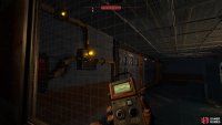 Go to the window on the left and use the Signal Redirector to open the door and access the first lever.