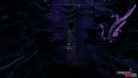 Deal with the Thralls and then go through this gap.