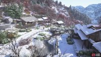 Winter brings snow that muffles your steps.