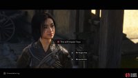 Then choose to forgive the Shrine Raider if you want to recruit Yaya later.