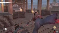 Be careful of her one unblockable attack at the end of her combo string.