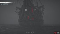 The big ship with the enemies on it is the one you want to board.