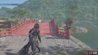 After speaking with Aoi, head southeast and to the Seta Bridge.