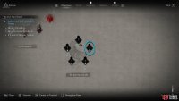 Merchant Tamao is the silhouette on the right. Click the quest marker to track him.
