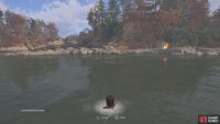 The underwater cave should be at about this spot.