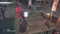 Be wary of the guard at the top of the scaffolding once you gain control of Naoe.