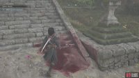 Instead of Gennojo, you will find some blood on the ground.