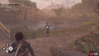 There is a woman nearby that will tell you what happened.