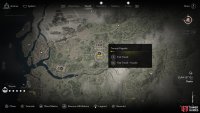 You can change characters from the map when selecting a fast travel point.