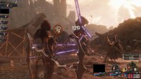 The Foretell indicator will appear above the enemies’ health bar. You can also see that the card she uses for this has a Sun Icon on it.