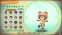 You can then equip each piece to alter your appearance as a raccoon.