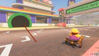 Take the warp pipe next to the starting flag.