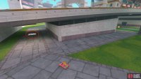 The panel will be under the bridge behind the warp pipe.