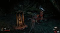 The Red-Clad Lady will be next to the Avian Dwelling Shrine.