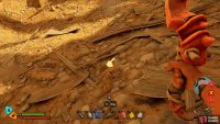 Sometimes when you dig out the moving rubble, a Larva will appear.