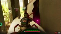 Now you&rsquo;re on the rim, continue to travel along the debris to ascend the Garbage Can. Image via Gamer Guides / Obsidian.
