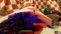 From the southeast of the Picnic table, run from the ground onto the low level of the Table Cloth. Image via Gamer Guides / Obsidian.
