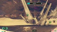 Reach the fan near the top of the Ice Cart. Smash down the Icicles on both layers of the fan mechanism. Image via Gamer Guides / Obsidian.